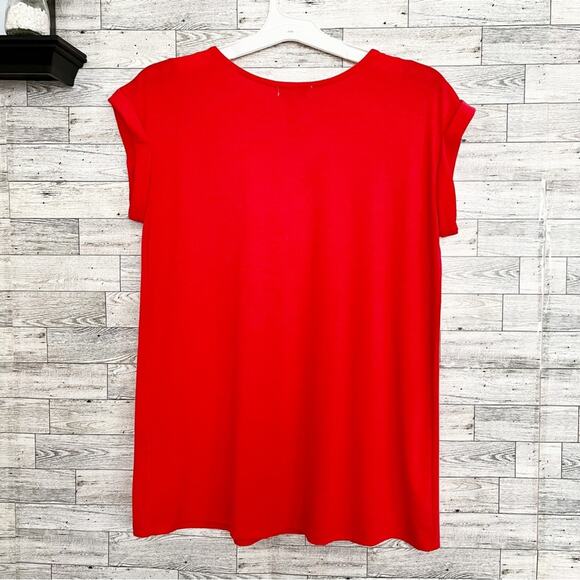 THYME & HONEY O-Ring Cutout Neck Casual Blouse - Tee, L, NWOT! - Picture 8 of 10